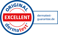 dermatest guarantee Logo