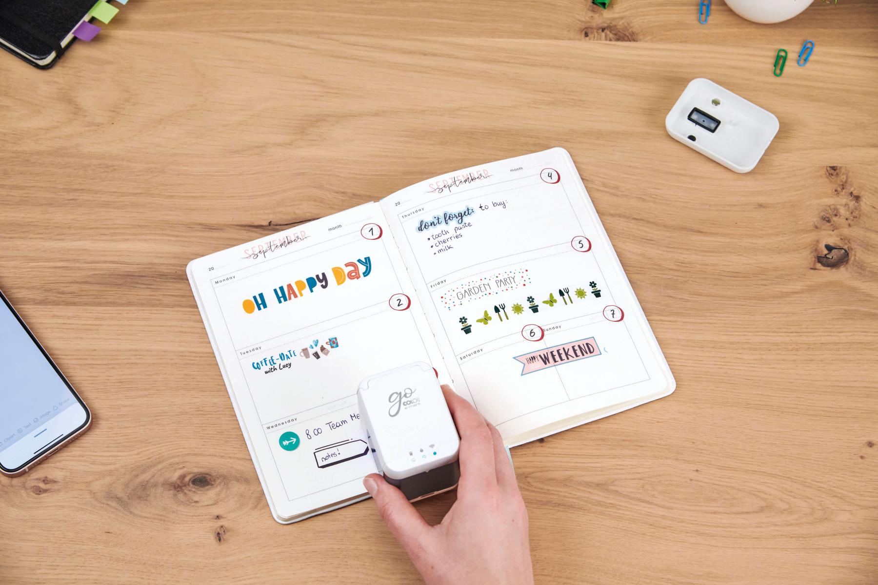e-mark go use case — bullet journal