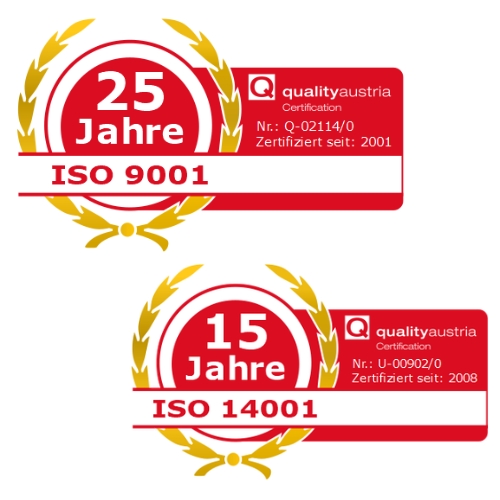 COLOP honored for long-standing ISO certifications