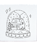May & Berry Stempel - Schneekugel