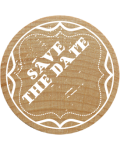 Woodies Stamp - Save the date