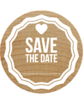Woodies Stamp - Save the date 2