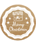 Tampon Woodies - Merry Christmas
