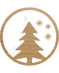 Woodies Stamp - Fir Tree