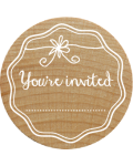 Woodies Stamp - You're Invited