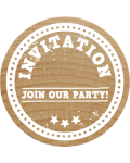 Sello Woodies - Invitation Join Our Party