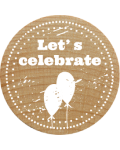 Woodies Stamp - Let's Celebrate