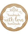 Woodies Stamp - handmade with love homemade