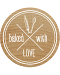 Sello Woodies - Baked with love