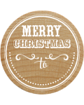 Sello Woodies - Merry Christmas To...