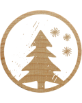 Woodies Stamp - Christmas tree