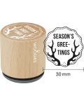 Woodies Rubber Stamp - Season‘s greetings