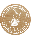 Woodies Stamp - Bunny