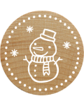 Woodies Stamp - Snowman