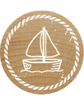 Woodies Stamp - Sailboat