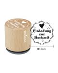 Woodies Motivstempel - Einladung zur Hochzeit