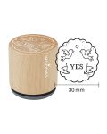 Woodies Rubber Stamp - Yes 