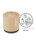 Woodies Rubber Stamp - Cube