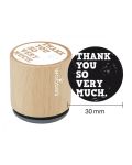 Woodies Rubber Stamp - Thank you so very much