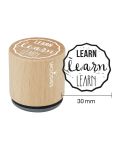 Woodies Rubber Stamp - LEARN learn LEARN