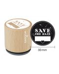 Woodies Rubber Stamp - Save the Date 2