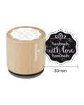 Woodies Rubber Stamp - handmade with love homemade 