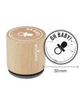 Woodies Rubber Stamp - Oh Baby