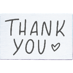 Sello May & Berry - Thank you