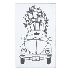 Tampon May & Berry - Voiture avec cadeaux