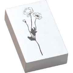 May & Berry Stamp - Poppies