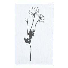 May & Berry Stamp - Poppies