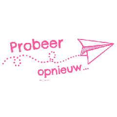 NIO School - Probeer opnieuw - shiny pink