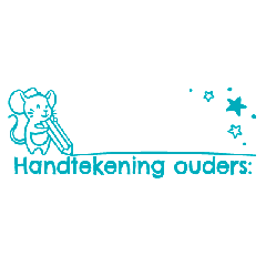 NIO School - Handtekening ouders - fresh mint