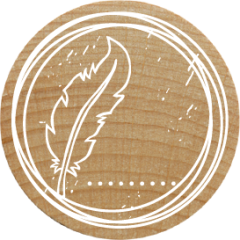 Woodies Stempel - Feder