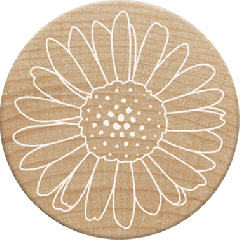 Woodies Stamp - Sunflower