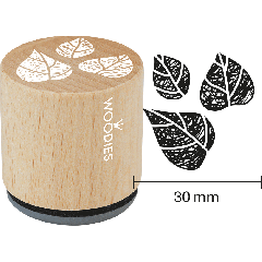 Woodies Stamp - 3 leaves