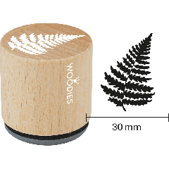 Woodies Stamp - Fern leaf