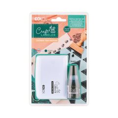 Craft Labeler - Almohadilla para sellos y tinta textil de 25 ml