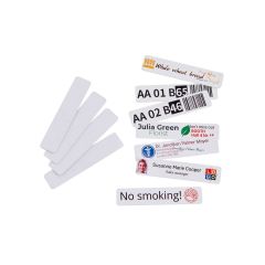 Plaquette adhesive en plastique e-mark® 80x18 mm