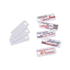 Plaquette en plastique (perforation) e-mark® 45x18 mm