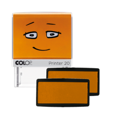 Spare Pad - shiny orange - 2 pieces