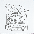 May & Berry Stamp - Snow Globe