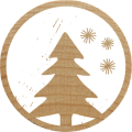 Woodies Stamp - Fir Tree