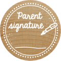 Woodies Stamp - Parent Signature