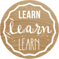 Woodies Stamp - LEARN learn LEARN