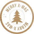 Woodies Stamp - Merry Xmas