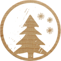 Woodies Stempel - Weihnachtsbaum