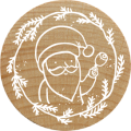 Woodies Stamp - Santa claus