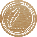 Woodies Stamp - Feather