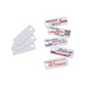 Plaquette en plastique (perforation) e-mark® 45x18 mm